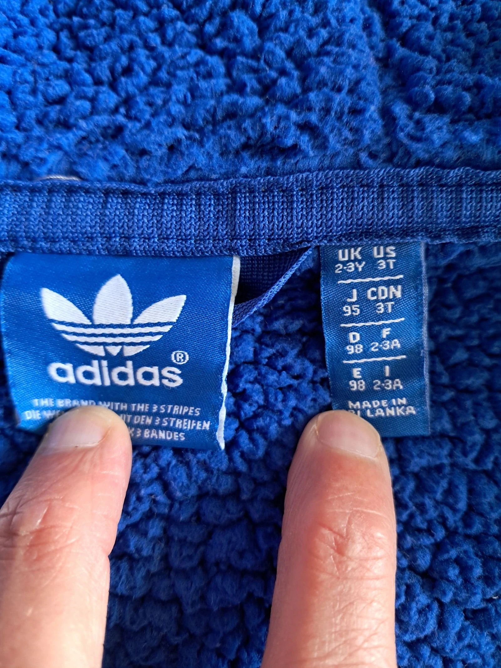 Veste sweat fourré taille 2/3ans Adidas  – photo 6